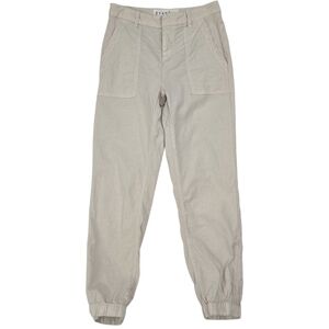 Frank & Eileen Jameson Utility Jogger Pant Cement Size 2 Effortless Minimalist